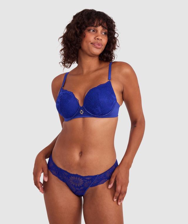 Floriane Brazilian Knicker - Navy