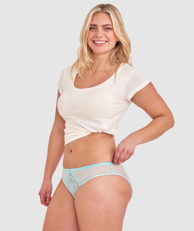 Rina Bikini Knicker - Sky Blue