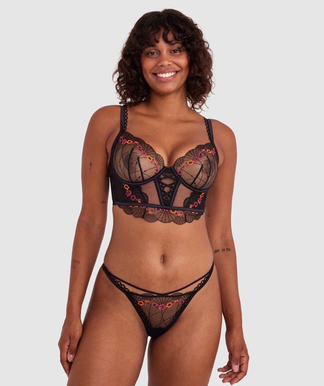 Enchanted Senorita Underwire Bra - Black