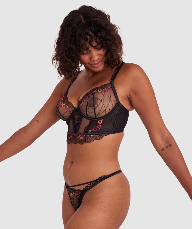 Enchanted Senorita Underwire Bra - Black