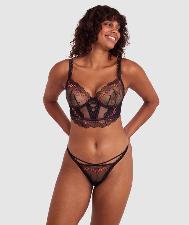 Enchanted Senorita Underwire Bra - Black