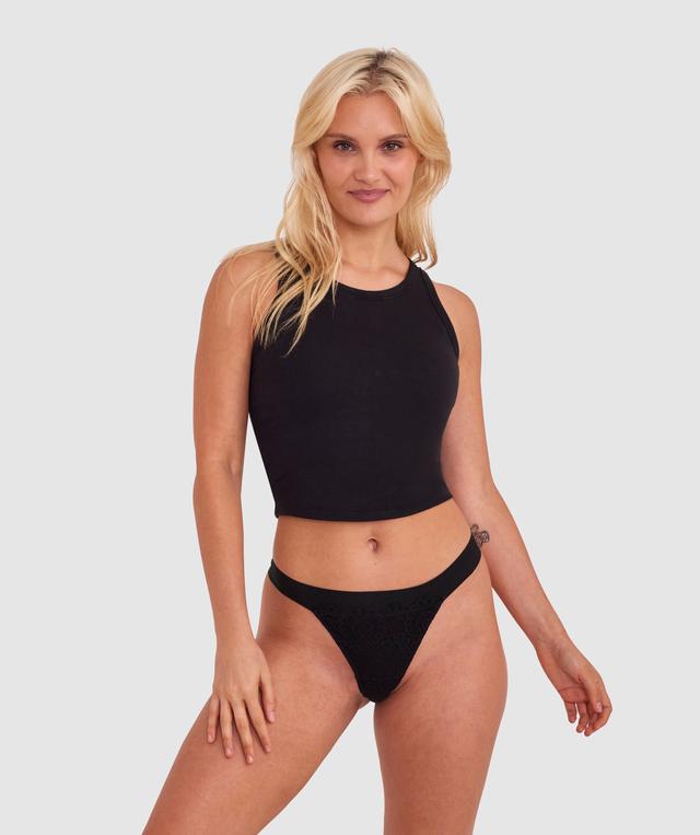 Audrey V String - Black