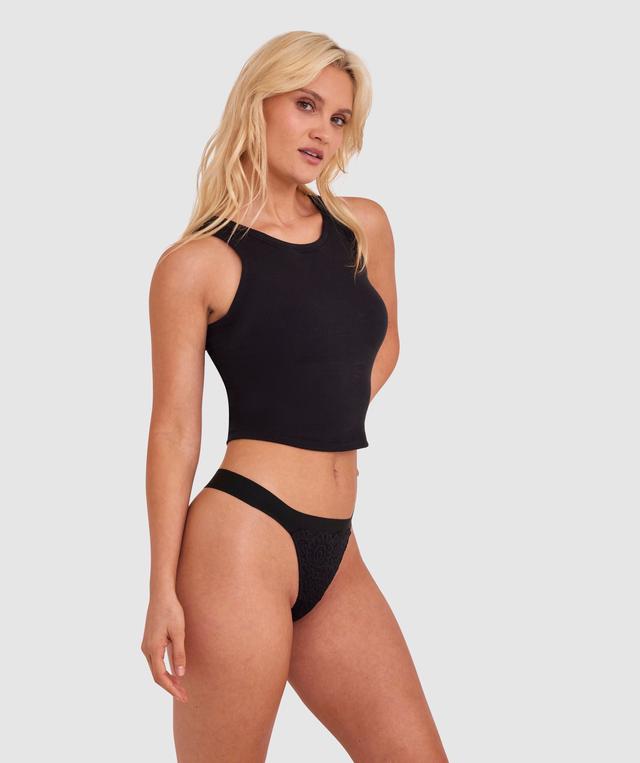 Audrey V String - Black