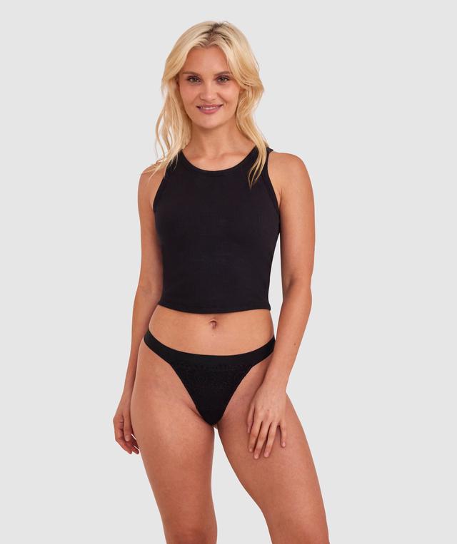 Audrey V String - Black
