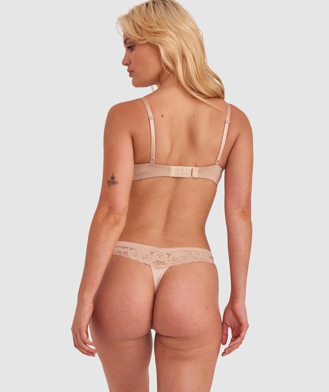 Planet Bliss Lace V String - Nude 2