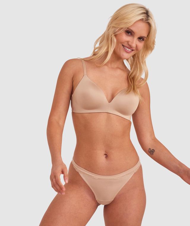Planet Bliss Lace V String - Nude 2