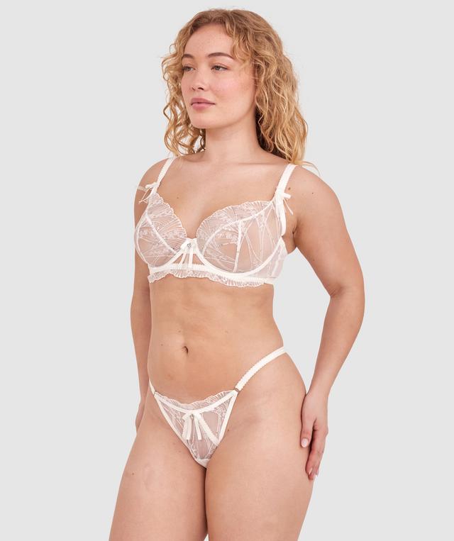 Enchanted Fonda High Leg String - Ivory