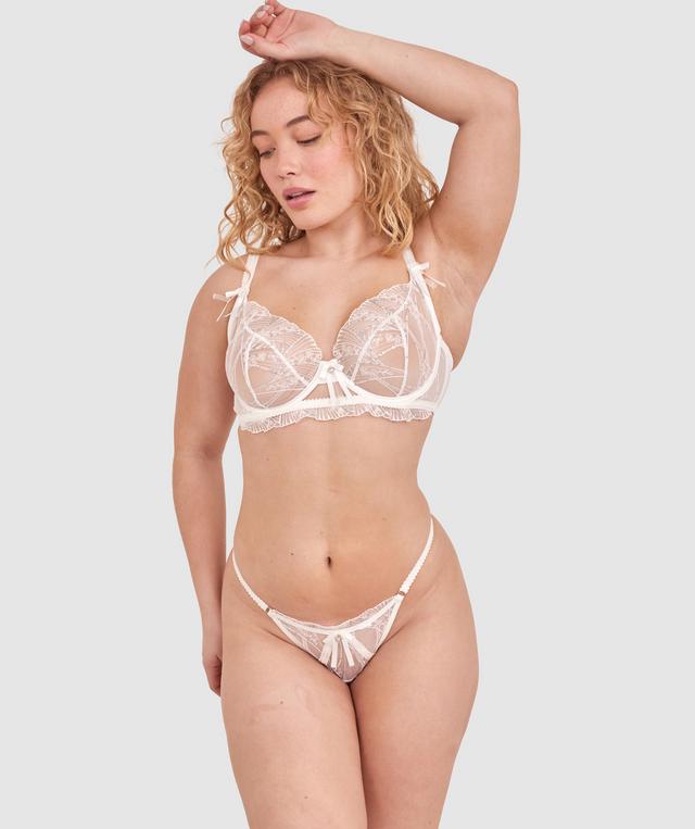 Enchanted Fonda High Leg String - Ivory