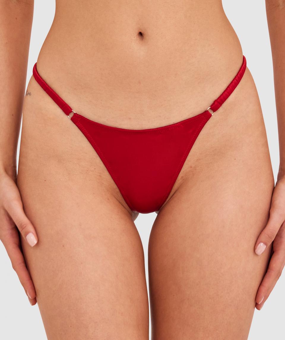 Night Games Pinky Promise String-Dark Red