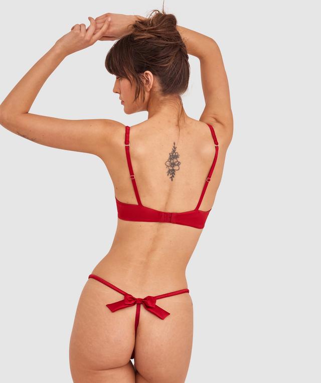 Night Games Pinky Promise String-Dark Red