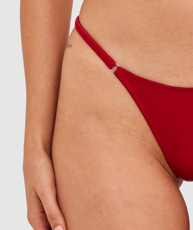 Night Games Pinky Promise String-Dark Red