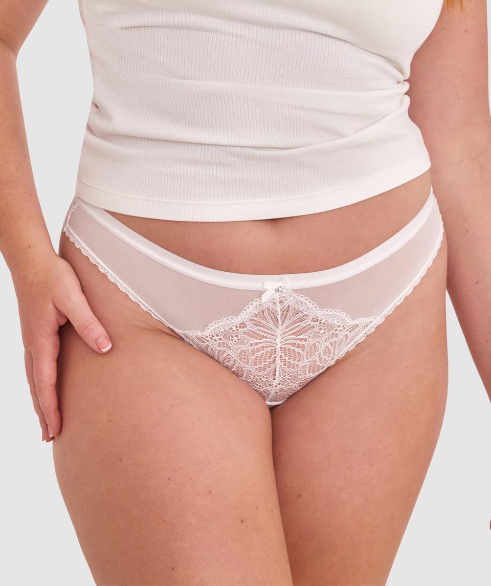 Susannah Brazilian Knicker - Ivory