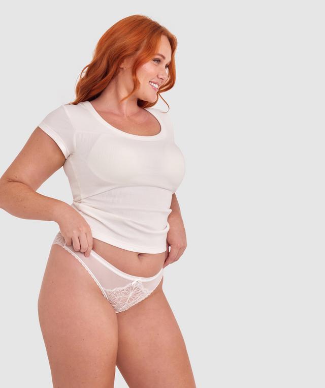 Susannah Brazilian Knicker - Ivory