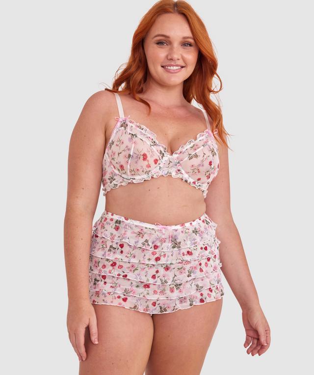 Mia Bloomer - Ivory Floral Print