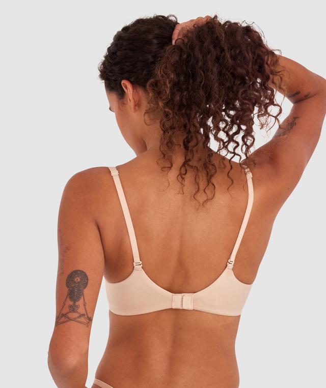Body Bliss Front Closure Contour Plunge Bra - Nude 2