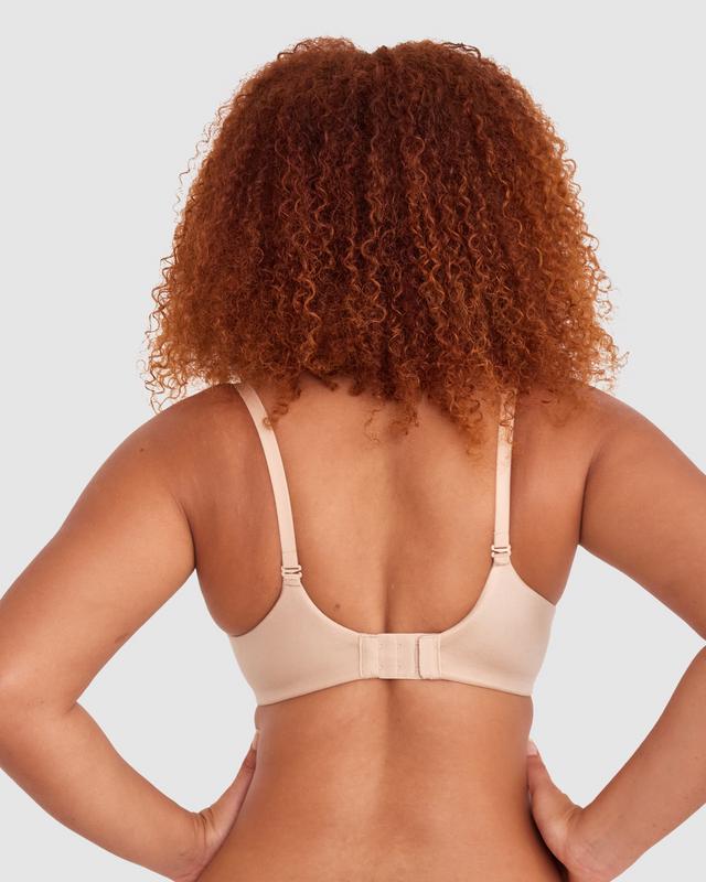 Body Bliss Front Closure Full Cup Bra - Nude 2