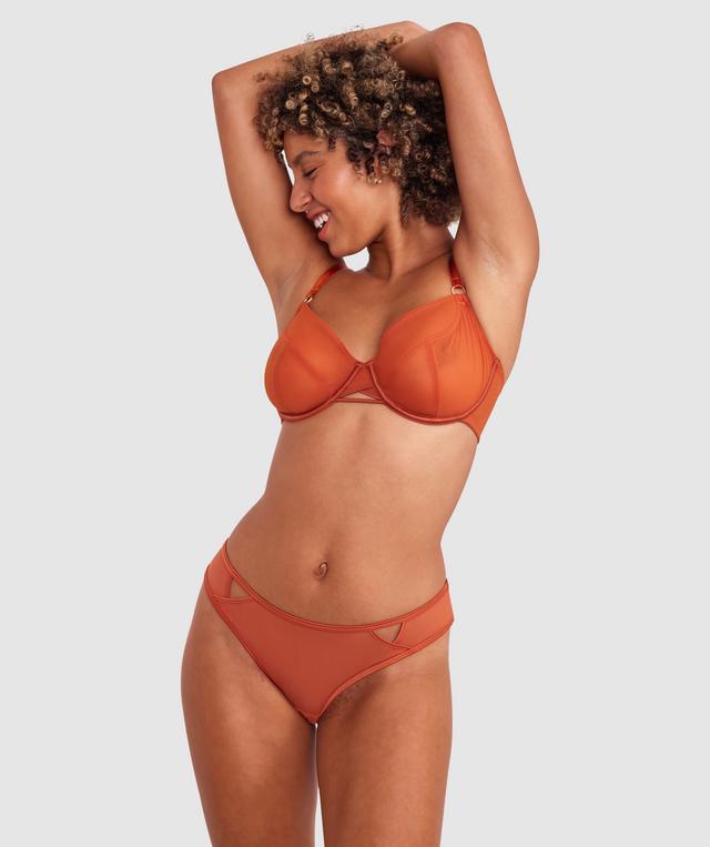 Kaia Full Cup Underwire Bra - Cinnamon