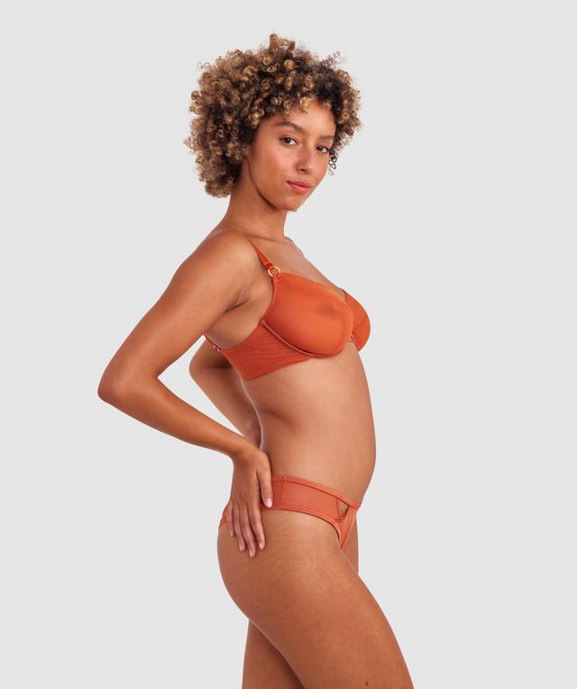 Kaia Full Cup Underwire Bra - Cinnamon