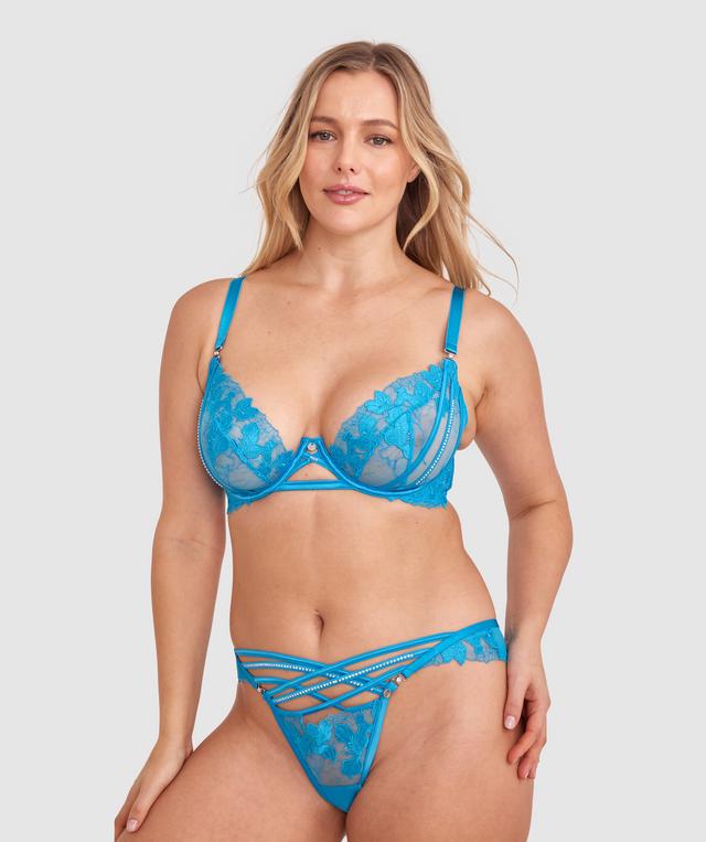 Vamp Disco Forever Brazilian Knicker - Blue