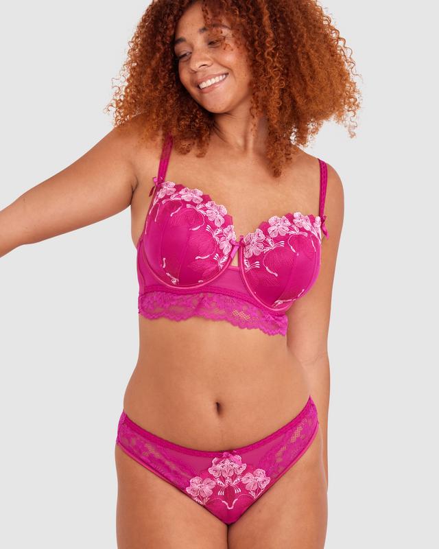 Jocelyn Brazilian Knicker - Pink