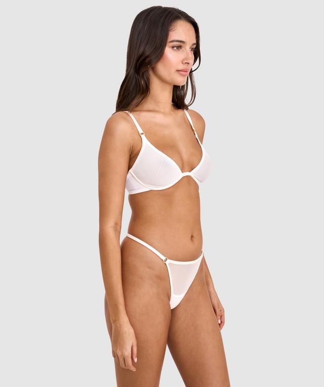 Sexy Basics Underwire Plunge Bra - Ivory