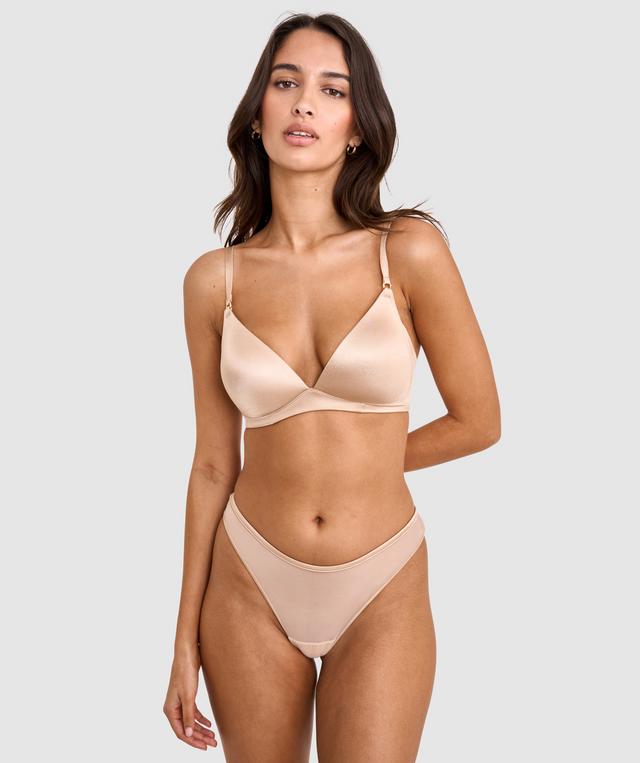 Sexy Basics Wirefree Push Up Bra - Nude 2