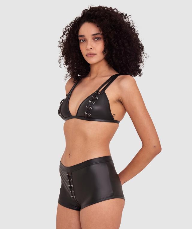 Night Games Baddie Bralette - Black