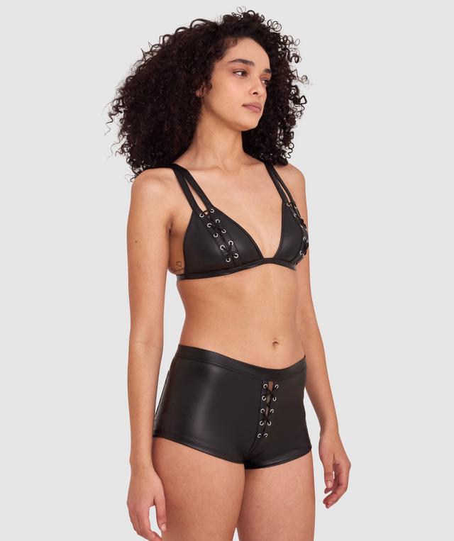 Night Games Baddie Bralette - Black