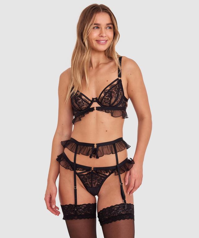Night Games Deja Vu Suspender - Black