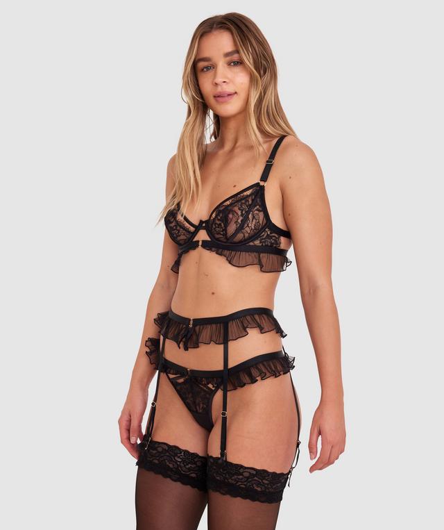 Night Games Deja Vu Suspender - Black