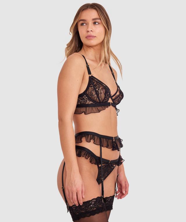 Night Games Deja Vu Suspender - Black