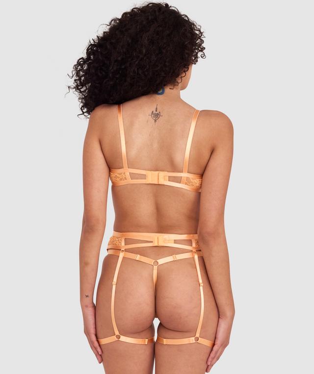 Night Games Peachy Cheeks Suspender - Orange