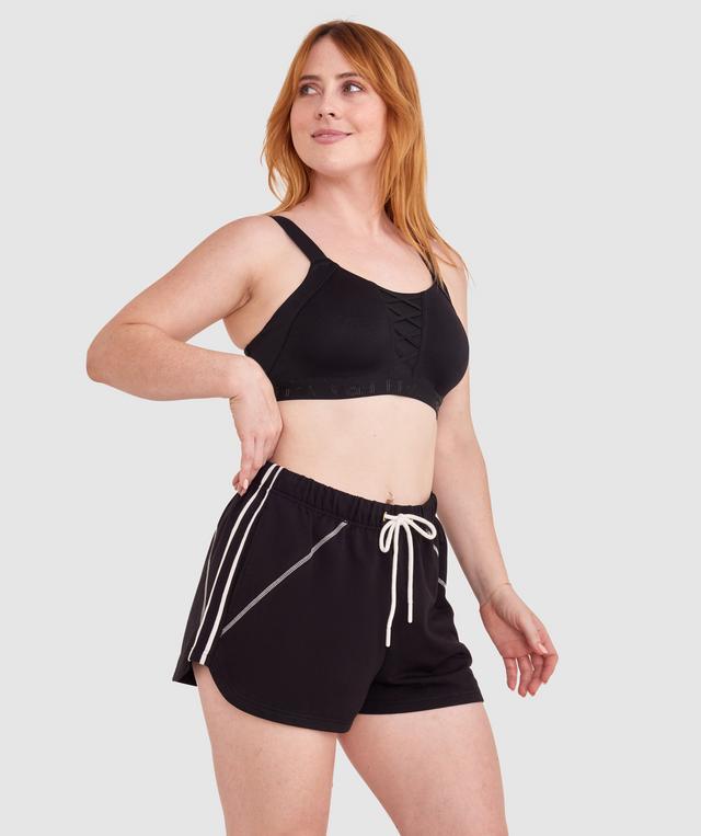 Work It Full Cup Underwire Sports Bra - Black