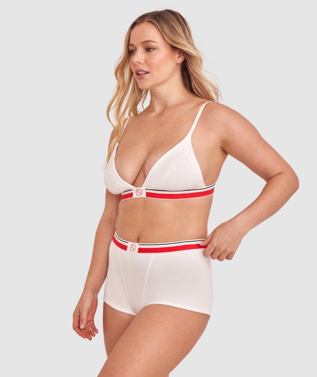 Match Point Bralette - Ivory