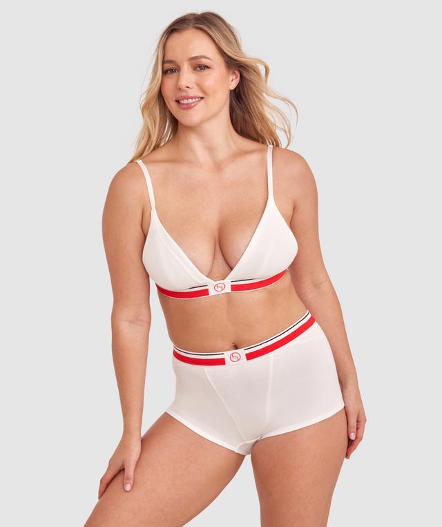 Match Point Bralette - Ivory