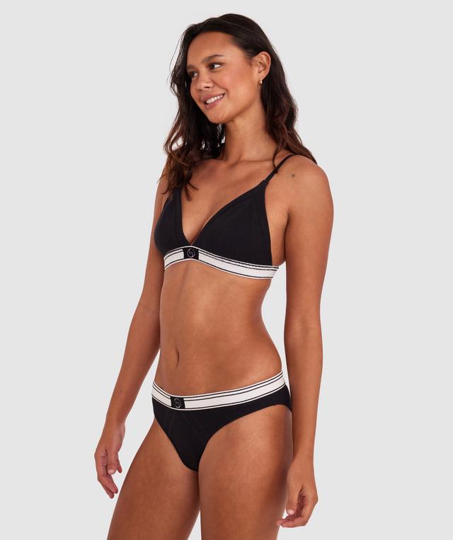 Time Out High Leg Brazilian Knicker - Black