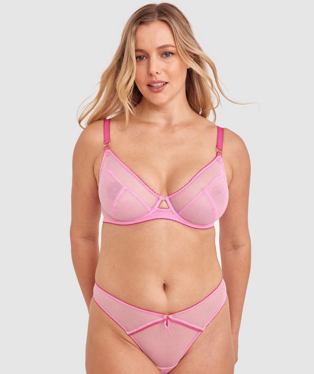 Rita Full Cup Underwire Bra - Light Pink