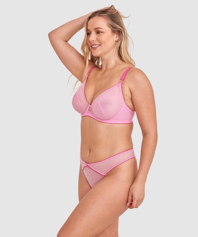 Rita Full Cup Underwire Bra - Light Pink
