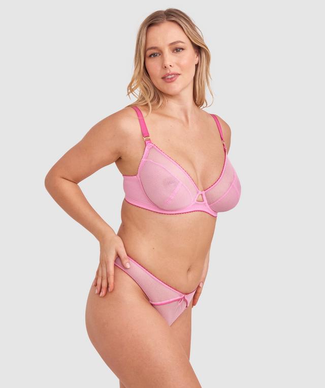 Rita Full Cup Underwire Bra - Light Pink