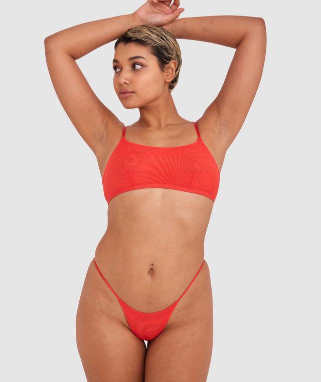 Made for Mesh Bralette - Red