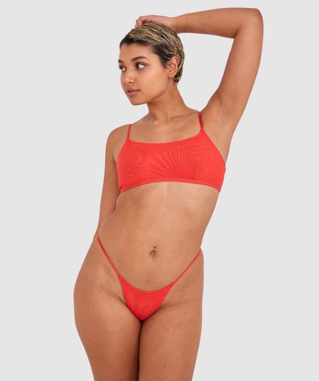 Made for Mesh Bralette - Red
