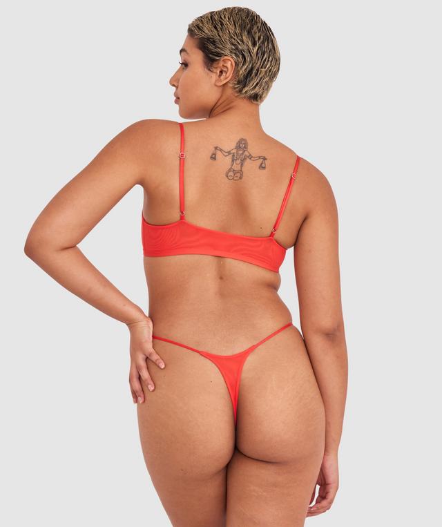 Made for Mesh Bralette - Red