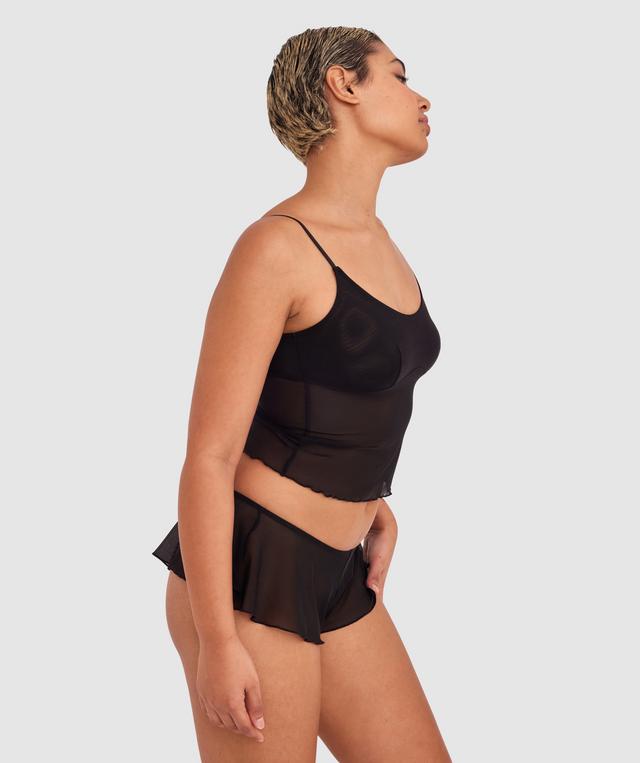 Made for Mesh French Knicker - Black