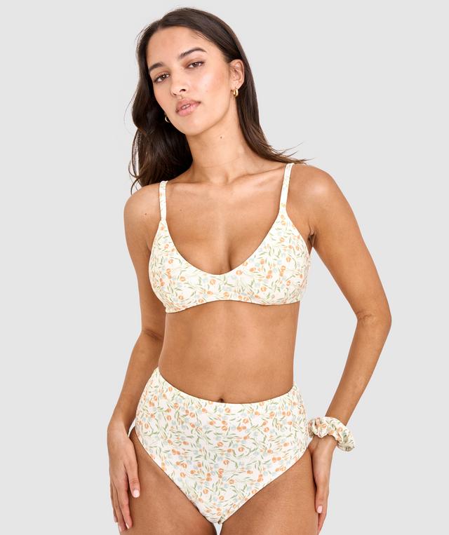 Alexandra High Waisted Bikini Bottom - Print Floral