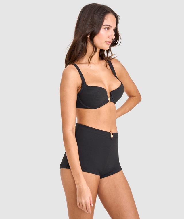 Athena Push Up Bikini Top - Black