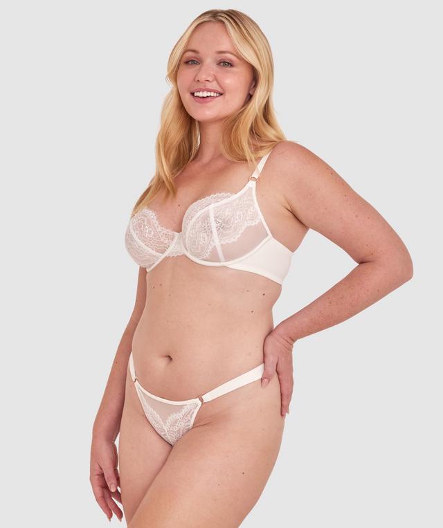 Sexy Basics Lace Underwire Bra - Ivory