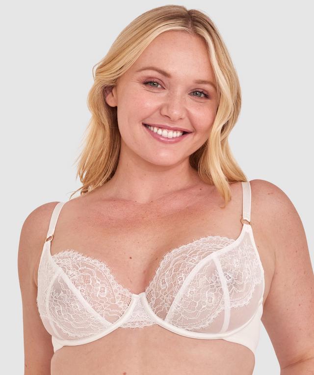 Sexy Basics Lace Underwire Bra - Ivory