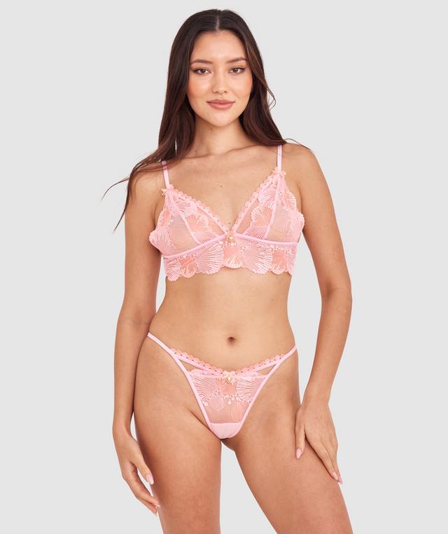 Enchanted Atigi High Leg String - Light Pink