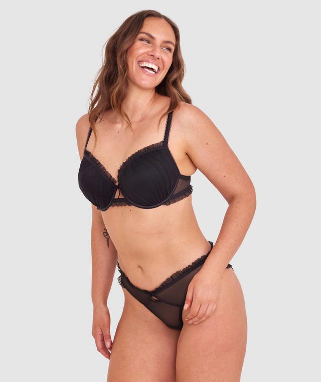 Samira Push Up Bra - Black