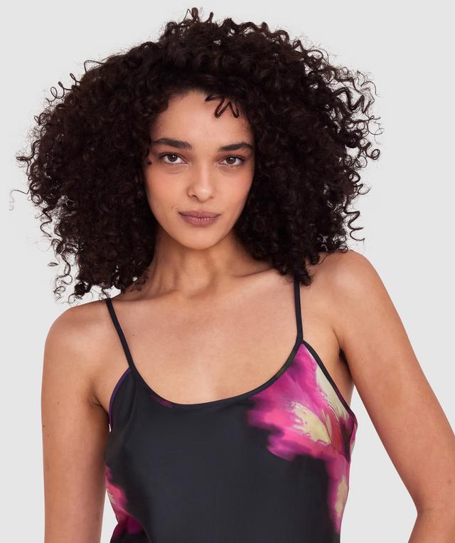 Alessia Long Slip - Floral Print